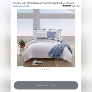 Brand New Kookaburra by Ugg Super Soft King 3 pc. Quilt Set